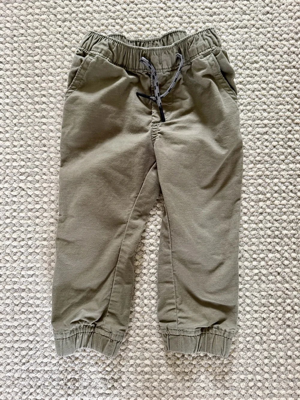 Gap Everyday Toddler Pull-On Joggers | 2-Pack |Size 18-24 Months Olive and Khaki